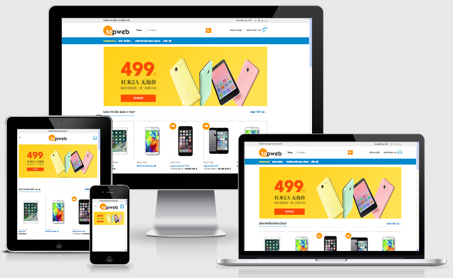 Thiết kế web điện thoại di động