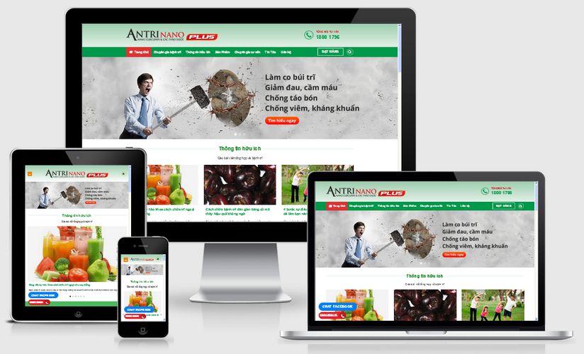 Thiết kế website dược phẩm