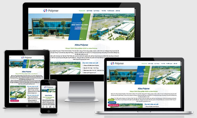 Mẫu website công ty cổ phần đẹp